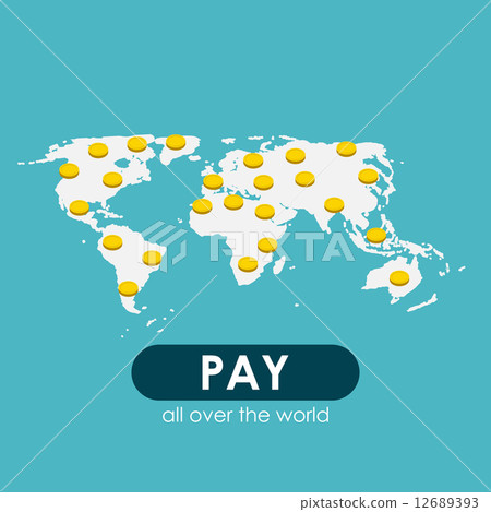 Pay Per Click Flat Concept for Web Marketing. Vector Illustration Pay Per Click Flat Concept for Web Marketing. Vector Illustration 12689393