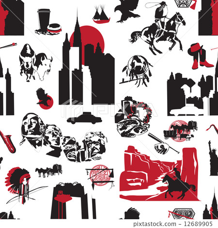 seamless background usa 12689905