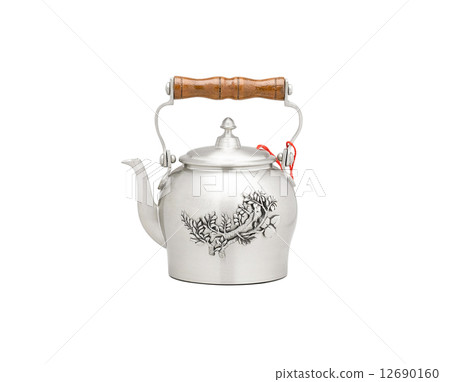 pewter teapot in chinese style 12690160