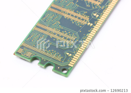 Ram memory isolated on white background. 12690213