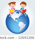 Global kids reading, America Continents. 12691266