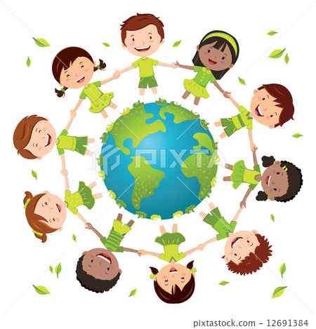 Globe kids for green environment Globe kids for green environment 12691384