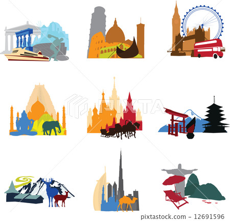 miniatures different countries 12691596