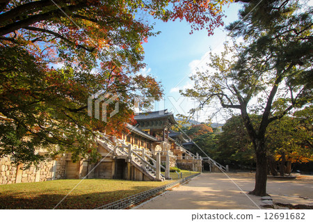 UNESCO Site Bulguksa Temple, Gyeongju, Korea 12691682
