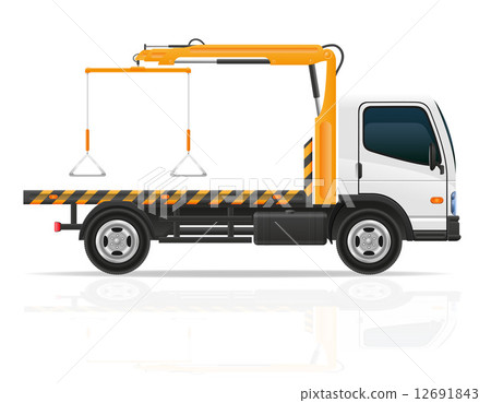 tow truck for transportation faults and emergency cars vector il tow truck for transportation faults and emergency cars vector il 12691843
