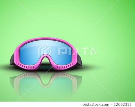 Light Background with pink ski goggles. vector illustration Light Background with pink ski goggles. vector illustration 12692335