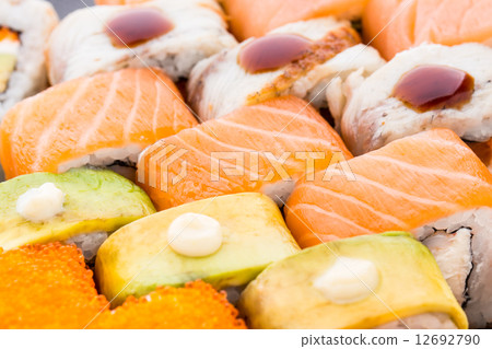 Sushi set closeup Sushi set closeup 12692790