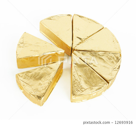 piece of cheese in foil 12693916