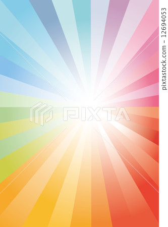 Colorful concentrated line background 12694053