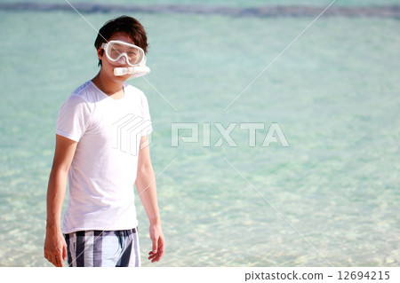 Snorkel（馬爾代夫海灘度假村Sea Vacances Paradise海外游泳衣Nankoku） 12694215