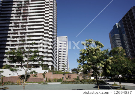 Rinkai Line Shinagawa Seaside Station Front Landscape 12694887