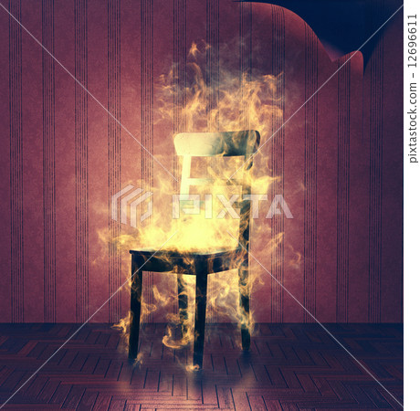 burning chair 12696611