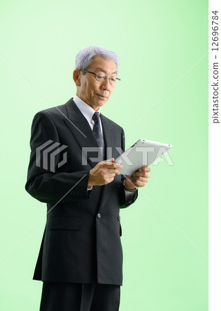 Pose material for clipping using chroma key - Shinia male business scene image Pose material for clipping using chroma key - Shinia male business scene image 12696784