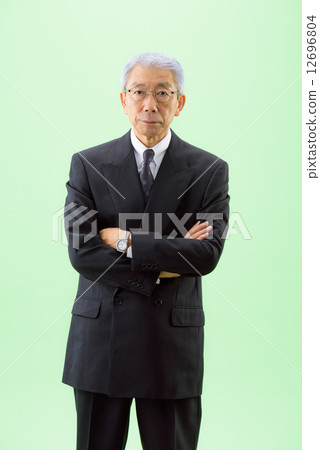 Pose material for clipping using chroma key - Shinia male business scene image Pose material for clipping using chroma key - Shinia male business scene image 12696804