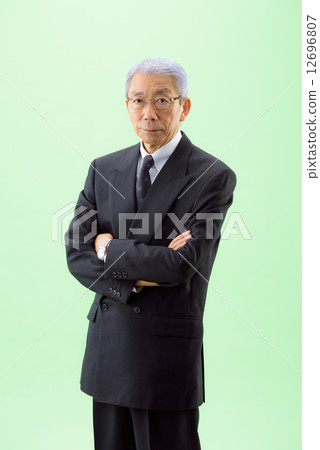 Pose material for clipping using chroma key - Shinia male business scene image Pose material for clipping using chroma key - Shinia male business scene image 12696807