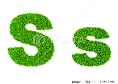 Grass letter S 12697260