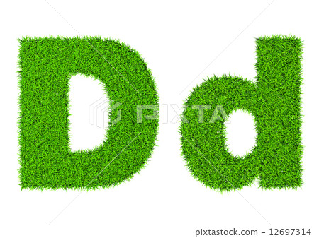 Grass letter D 12697314