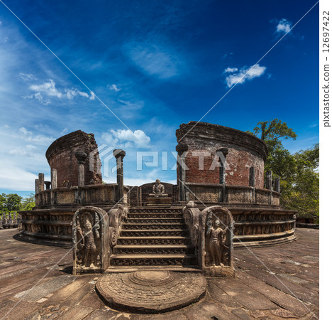 Ancient Vatadage (Buddhist stupa) 12697422