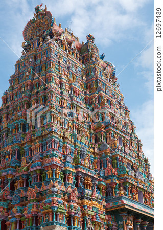 Hindu temple tower 12697489