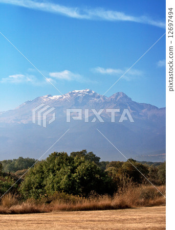 Popocatepetl volcano in Mexico 12697494