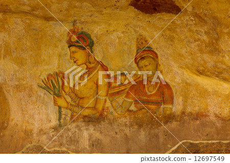 Sigiriya frescoes 12697549