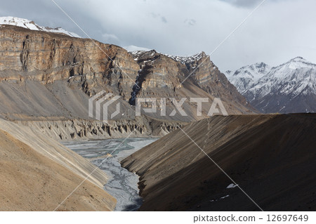 Valley in Himalayas 12697649