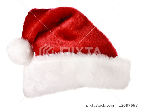 Santa hat isolated on white 12697668