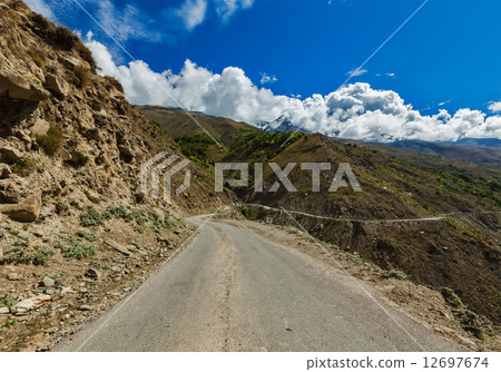 Road in Himalayas 12697674
