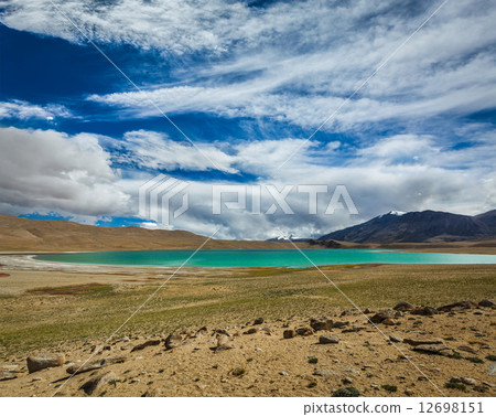 Himalayan lake Kyagar Tso, Ladakh, India Himalayan lake Kyagar Tso, Ladakh, India 12698151