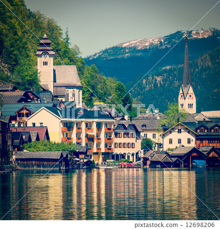 Hallstatt village, Austria Hallstatt village, Austria 12698206