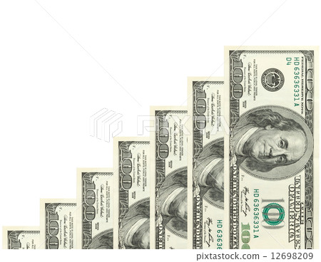 Steps made of dollars 12698209