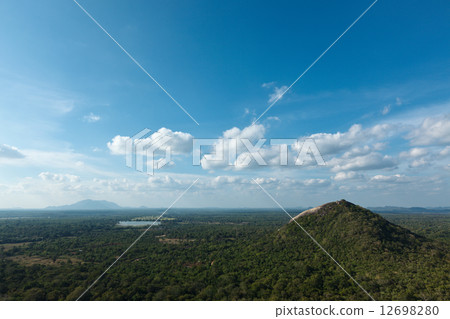 Sky above small mountains Sky above small mountains 12698280