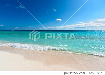 Beautiful beach and sea Beautiful beach and sea 12698544
