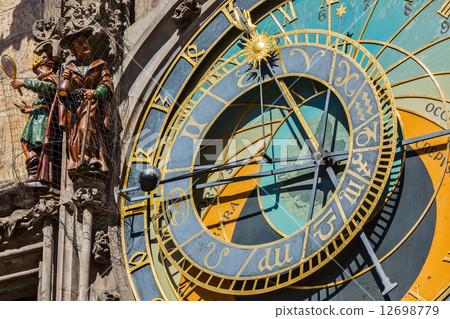 Prague astronomical clock 12698779