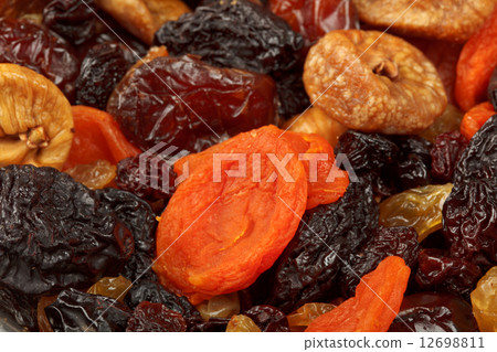 Various dried fruits close-up 12698811
