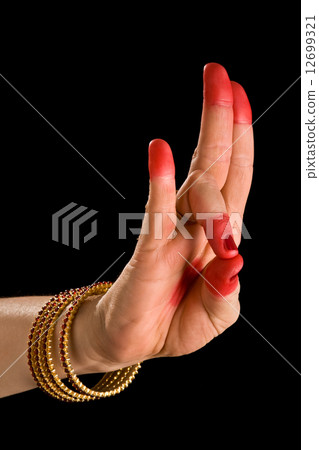 Mayura hasta of indian dance Bharata Natyam 12699321