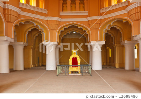 Tirumalai Nayal Palace. Madurai, Tamil Nadu, India Tirumalai Nayal Palace. Madurai, Tamil Nadu, India 12699486