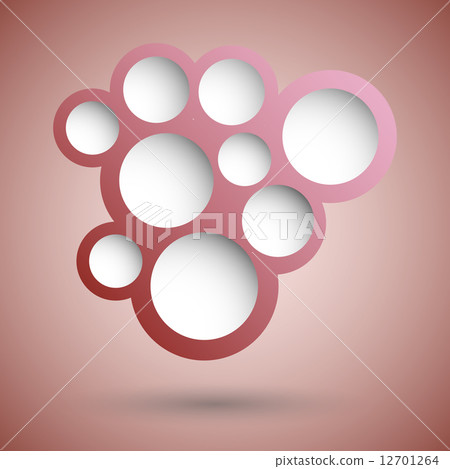 Abstract red speech bubble background - Stock Illustration [12701264 ...