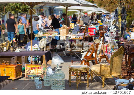 Sunday flea market. 12701667