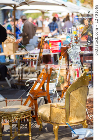 Sunday flea market. 12701668
