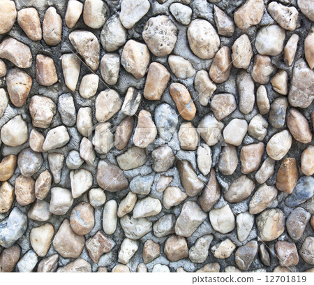 Old wall made of rocks and mortar 12701819