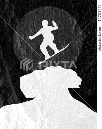 skateboarders silhouettes on Cement wall texture background des skateboarders silhouettes on Cement wall texture background des 12703982