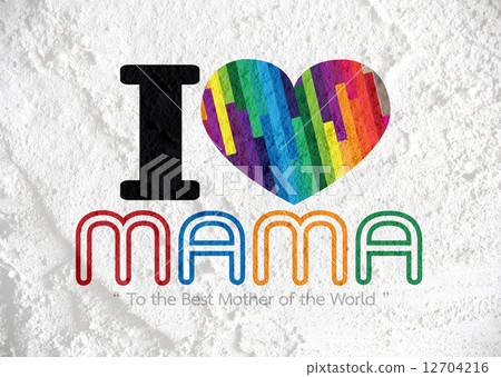 Happy mothers day Greeting card design for your mom on wall text Happy mothers day Greeting card design for your mom on wall text 12704216
