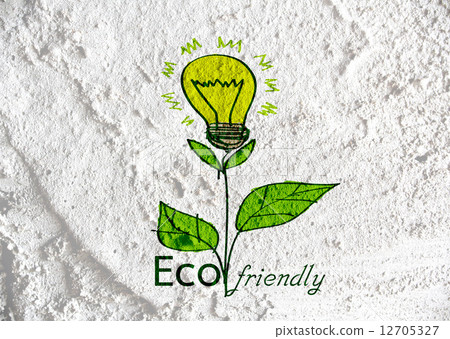 Eco friendly light bulb plant growing green and eco energy conc Eco friendly light bulb plant growing green and eco energy conc 12705327