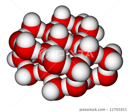 Ice crystal structure Ice crystal structure 12705851
