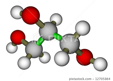 Glycerol molecular structure - Stock Illustration [12705864] - PIXTA