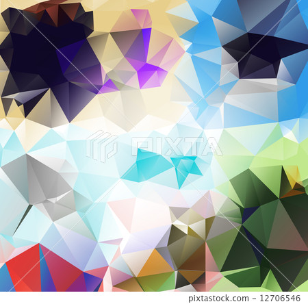 Triangle background. Pattern of geometric shapes 12706546
