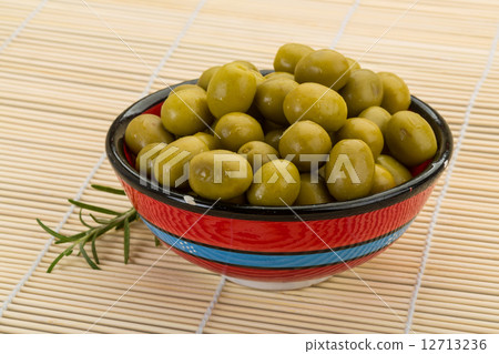 Green olives 12713236