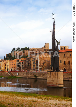 view of Ebre  in Tortosa, Spain 12714068