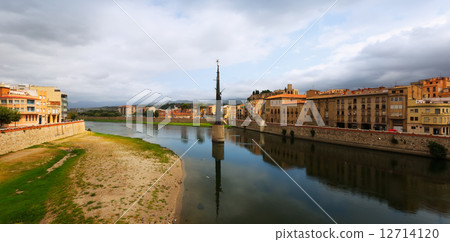 Ebre river in Tortosa 12714120